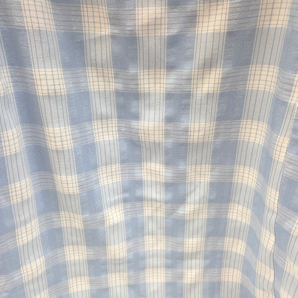 BP‎ Plaid Spaghetti Strap Mini Dress Blue White XL NEW - Picture 4 of 8